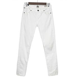Citizens White Thompson Crop Jeans
